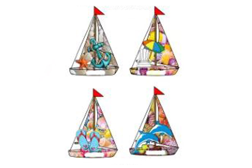 MAGNETE RESINA BARCA 4 ASS 