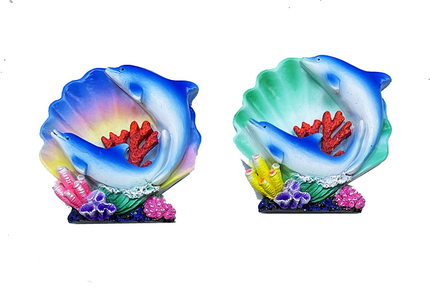 MAGNETE DELFINO RESINA C/CAPPASANTA 2 MOD 