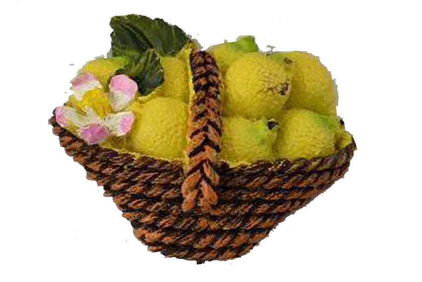 MAGNETE RESINA CESTO LIMONI RETT 