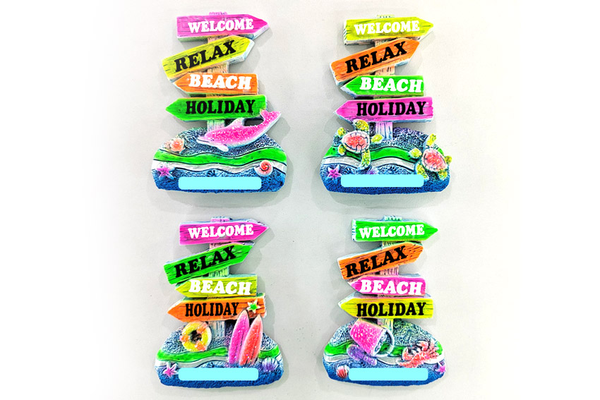 MAGNETE RESINA CARTELLI STRADALI 4 MOD 