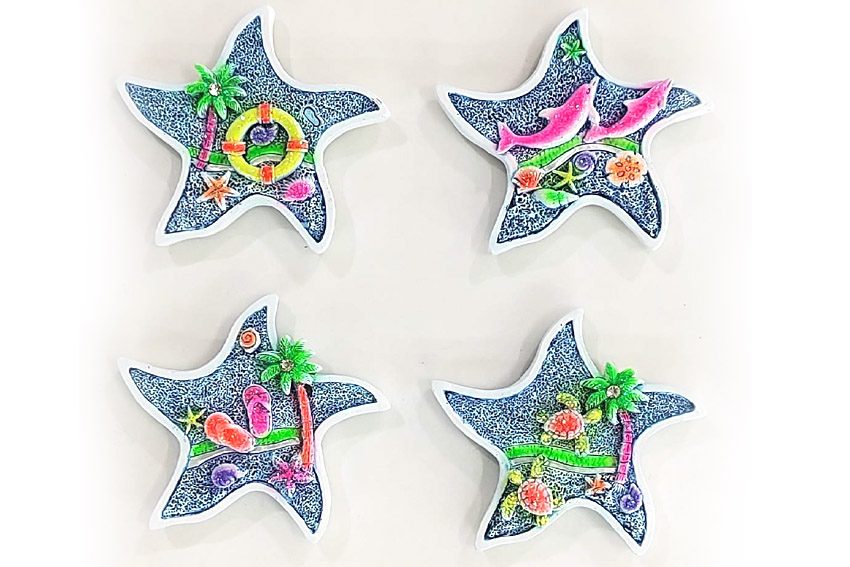 MAGNETE RESINA STELLA MARINA 4 MOD 