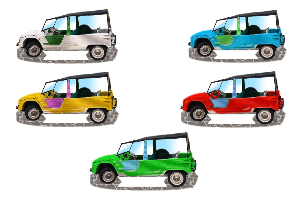 MAGNETE RESINA MACCHININA 5 COL ASS 