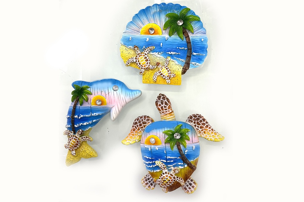 MAGNETE RESINA C/VEDUTA 3 MOD ASS 