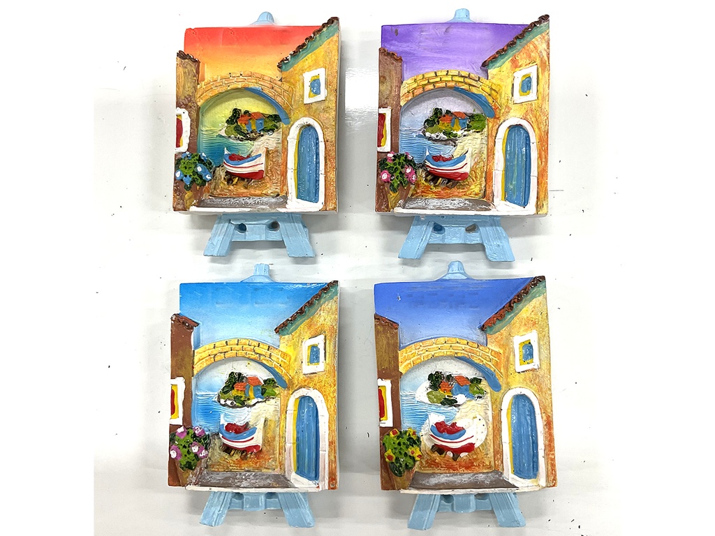 MAGNETE RESINA VEDUTA ARCO 4 COL ASS 