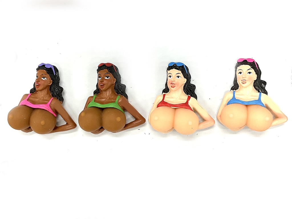 MAGNETE RESINA TETTE GOMMA OCCHIALI 4 COL ASS 