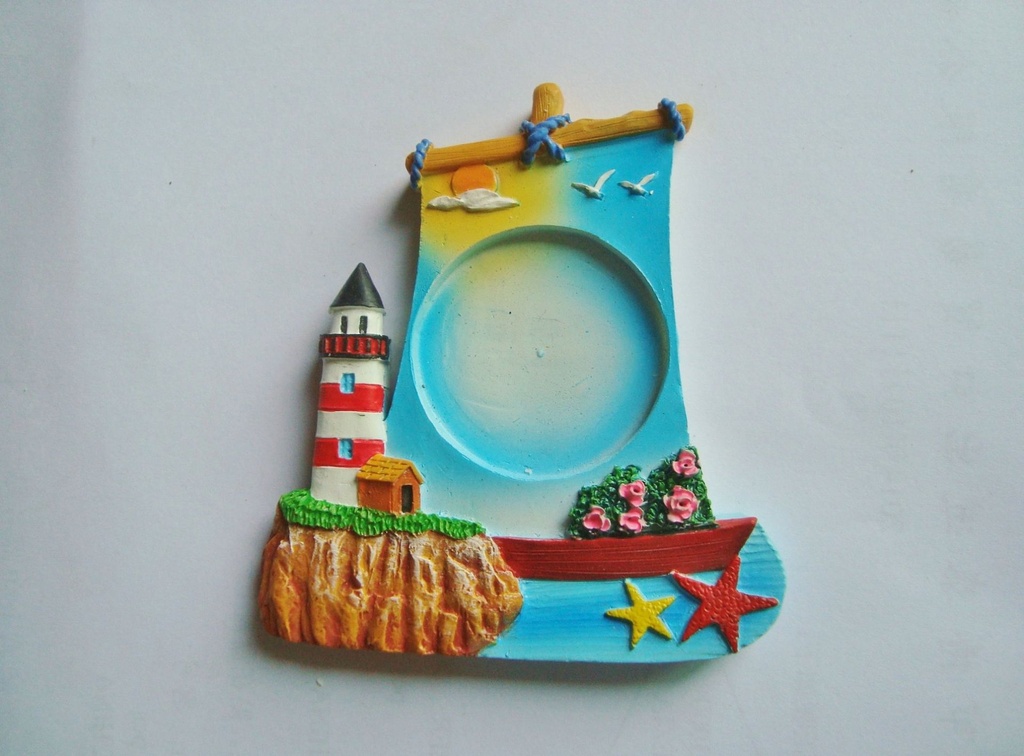 MAGNETE RESINA FARO + BARCA C/STICKER 