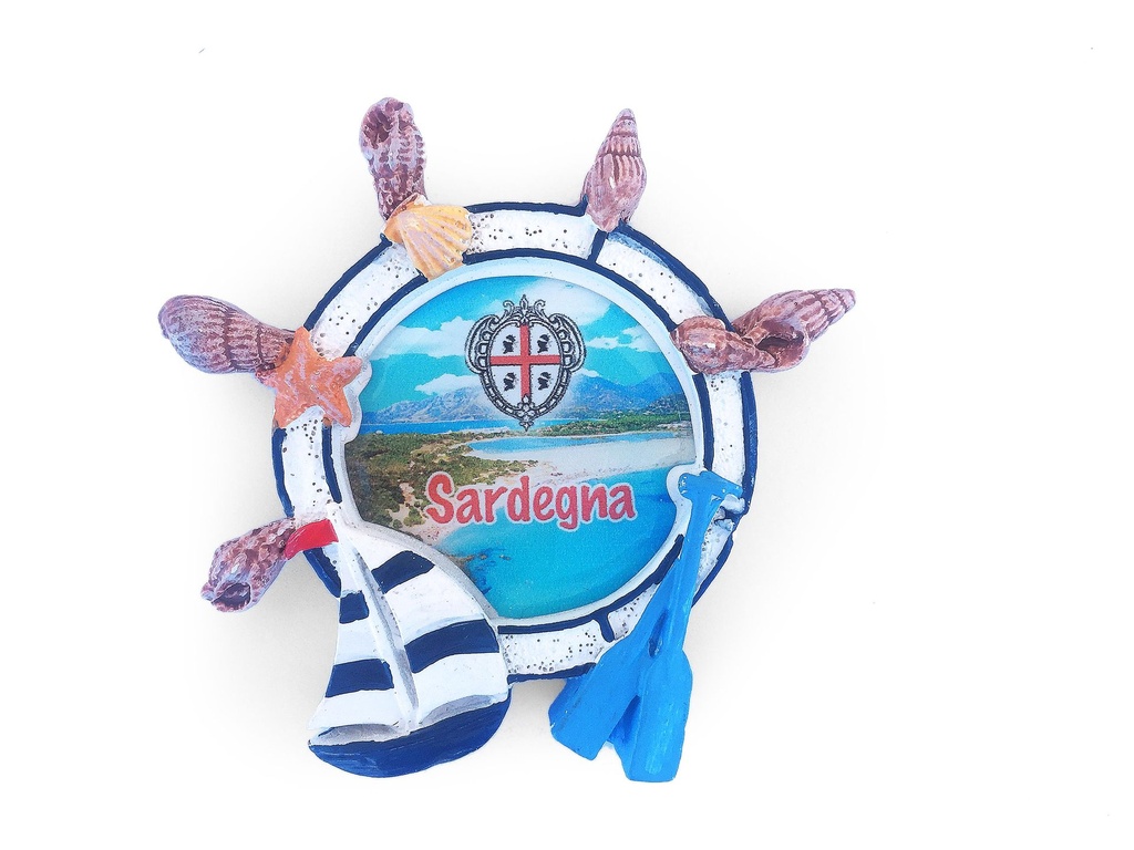 MAGNETE TIMONE/BARCA RESINA DA PERS. RESINATO 