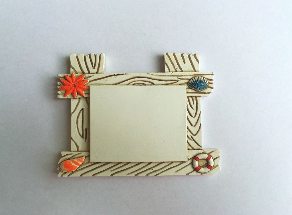 MAGNETE RESINA DA PERS. CORNICE C/INSERTI MARINI 