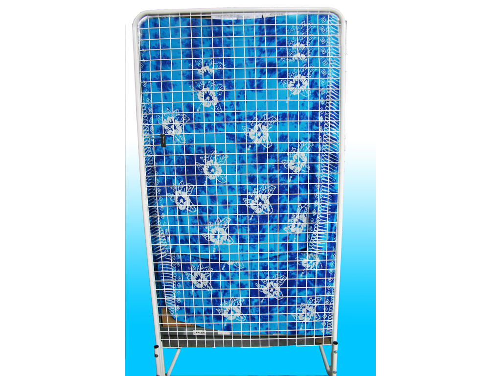 ESPOSITORE DA TERRA GRIGLIA BIANCO MET H200*100 