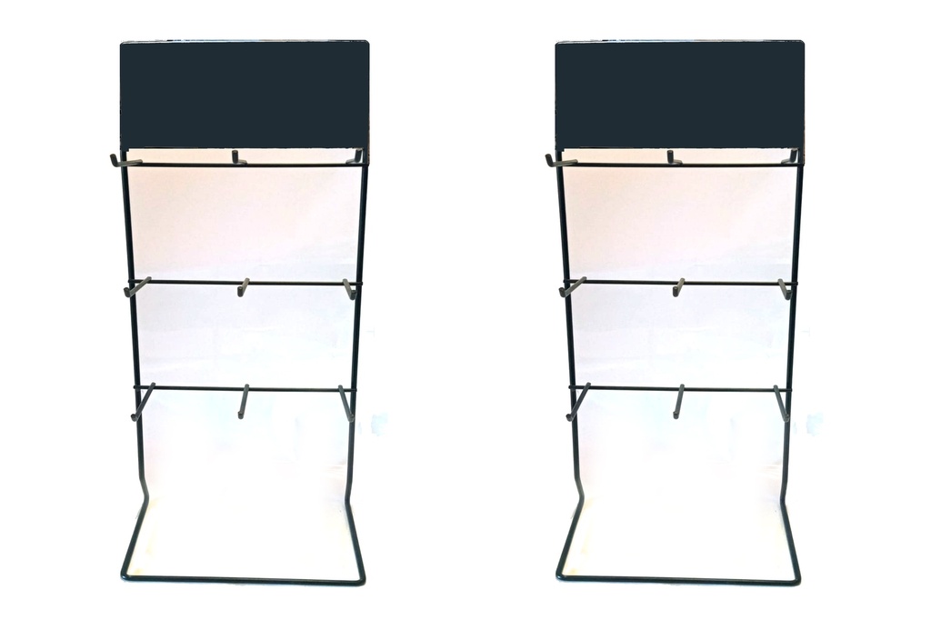 ESPOSITORE METALLO DA BANCO 57*33 NERO 