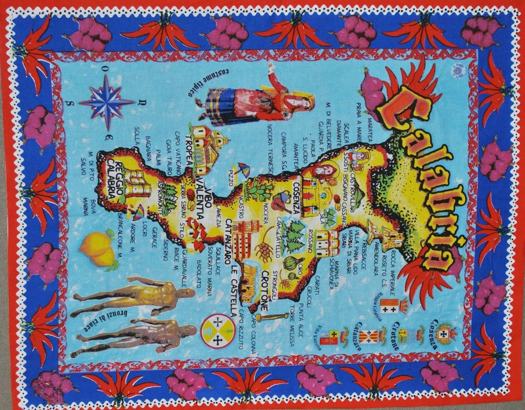 CANOVACCIO CALABRIA 100% COTONE 60x75cm 