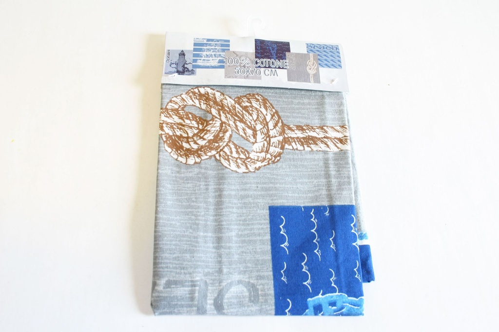 CANOVACCIO STOFFA 50*70 CM DECORO MARINO 