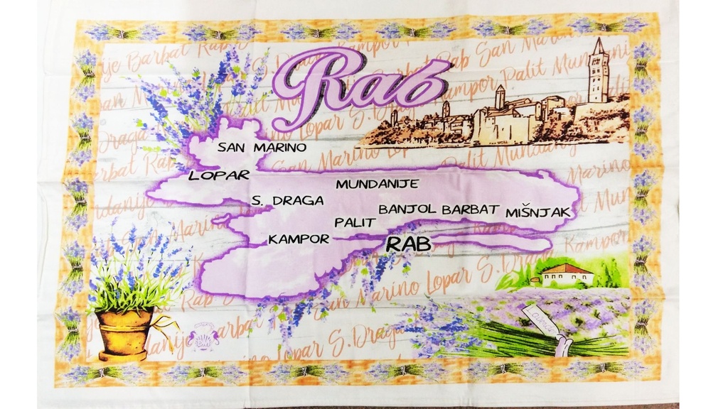 CANOVACCIO STOFFA 50*70 CM RAB 