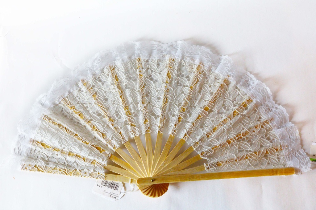 VENTAGLIO BAMBOO MERLETTO 