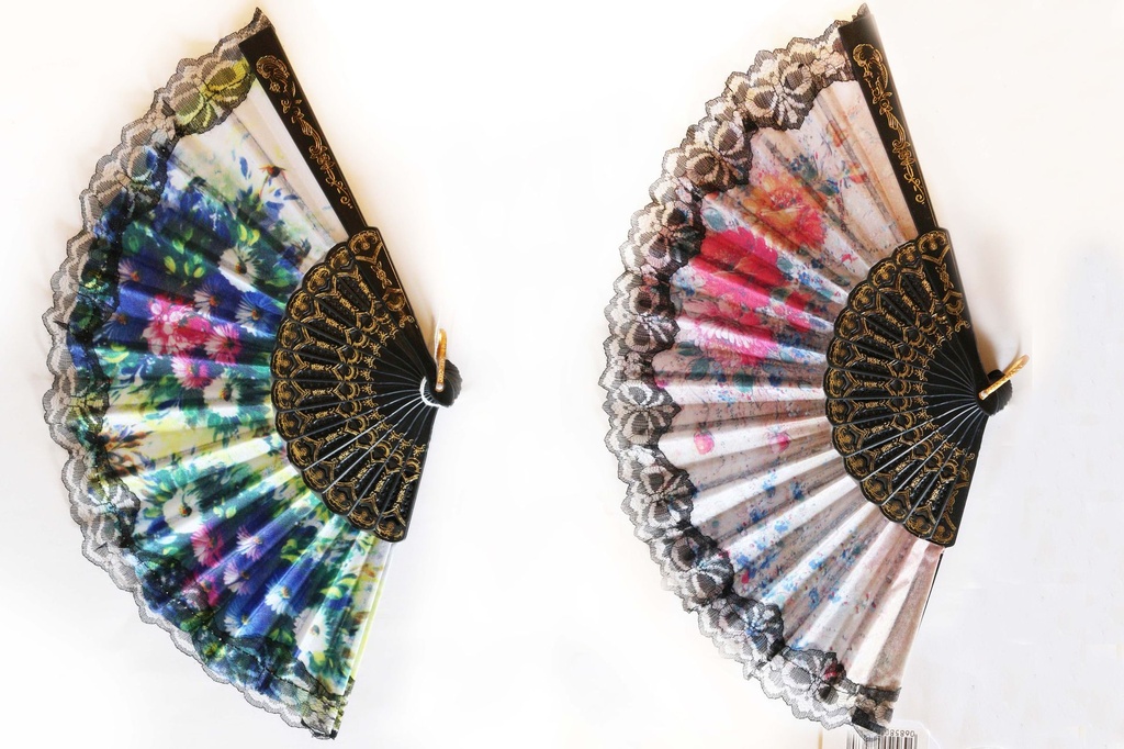 VENTAGLIO STOFFA 12 DISEGNI ASS 