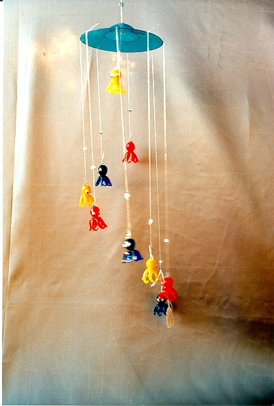 SCACCIAPENSIERI VETRO 9 POLIPI 