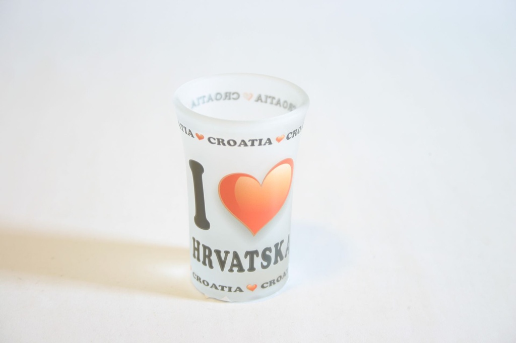 BICCHIERINO VETRO SATINATO CROATIA 