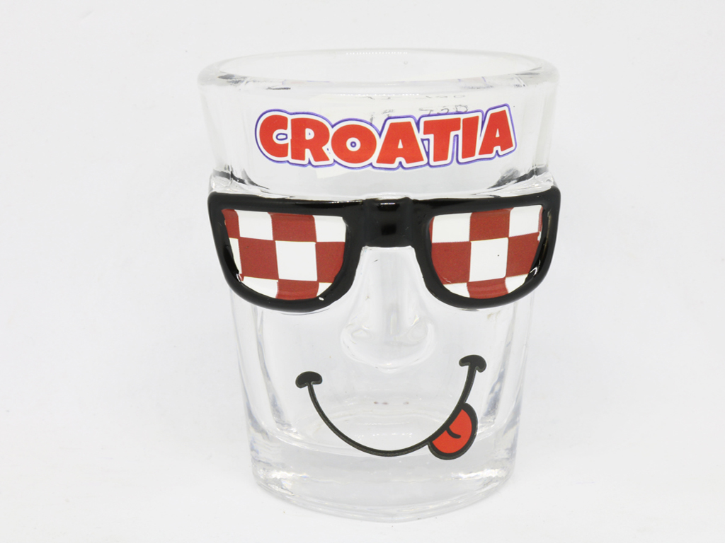 SHOT GLASS VETRO OCCHIALI CROATIA 