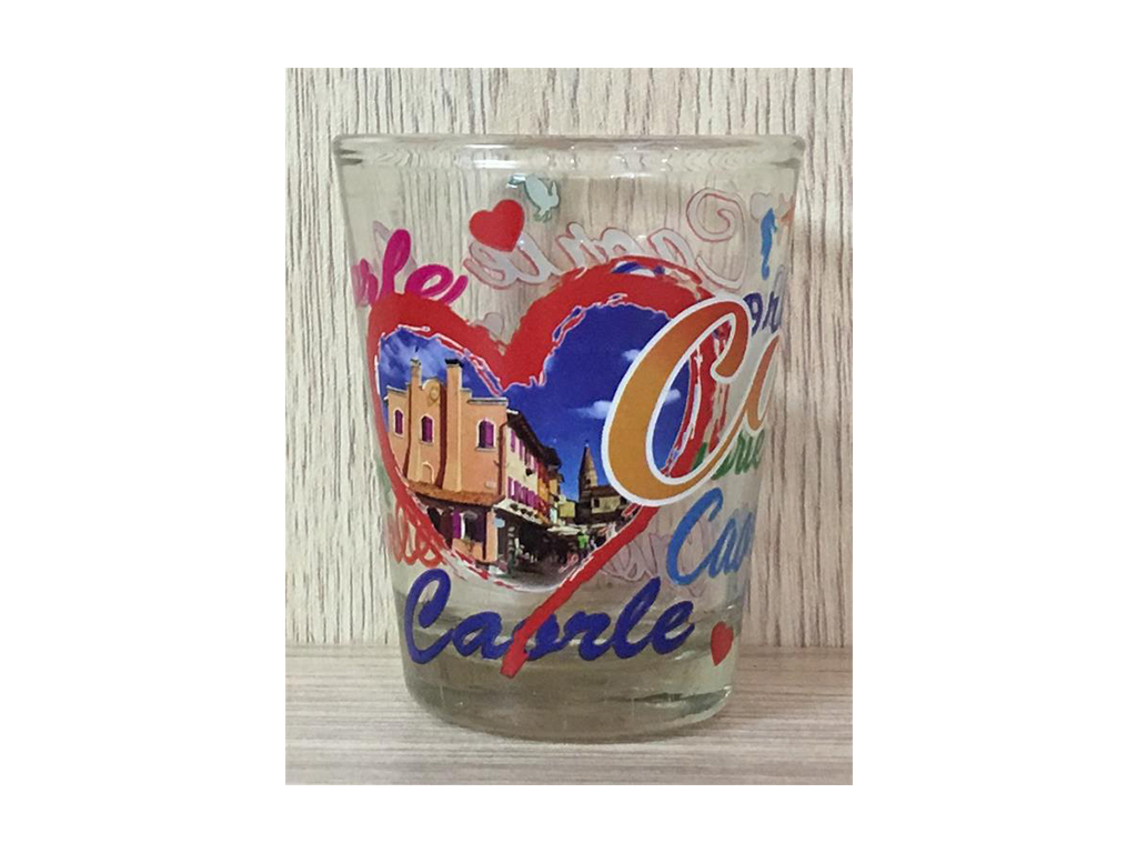 SHOT GLASS VETRO 10OZ PAROLE CAORLE 
