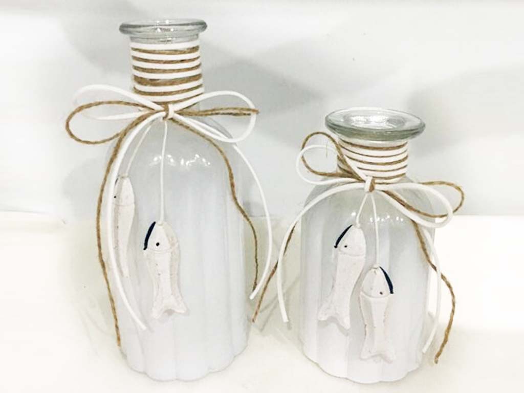 BOTTIGLIA VETRO 7.5*14 CM 