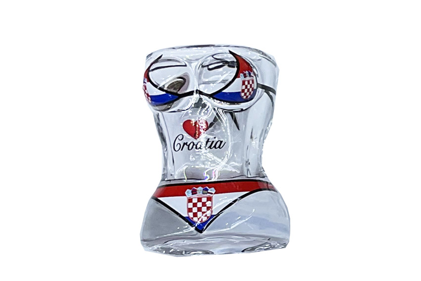 BICCHIERINO VETRO BIKINI CROATIA 