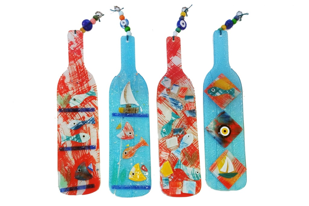 BOTTIGLIE VETRO D'APP 36*7 CM COL ASS 