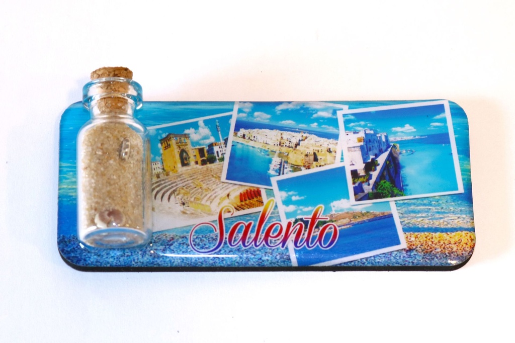 MAGNETE RESINA EPOXY RETT SALENTO COLLAGE POLAROID 