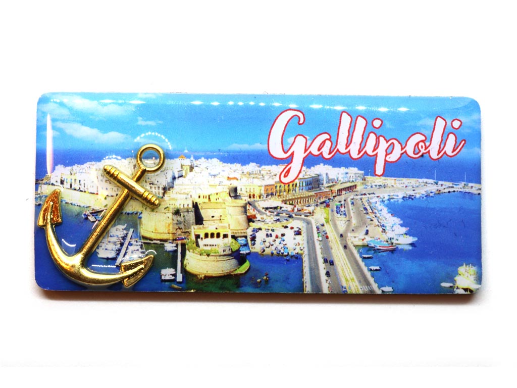 MAGNETE EPOXY QUADRATO GALLIPOLI CON ANCORA 