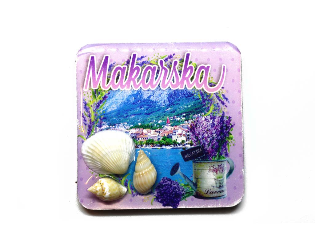 MAGNETE EPOXY QUADRATO MAKARSKA C/CONCH 