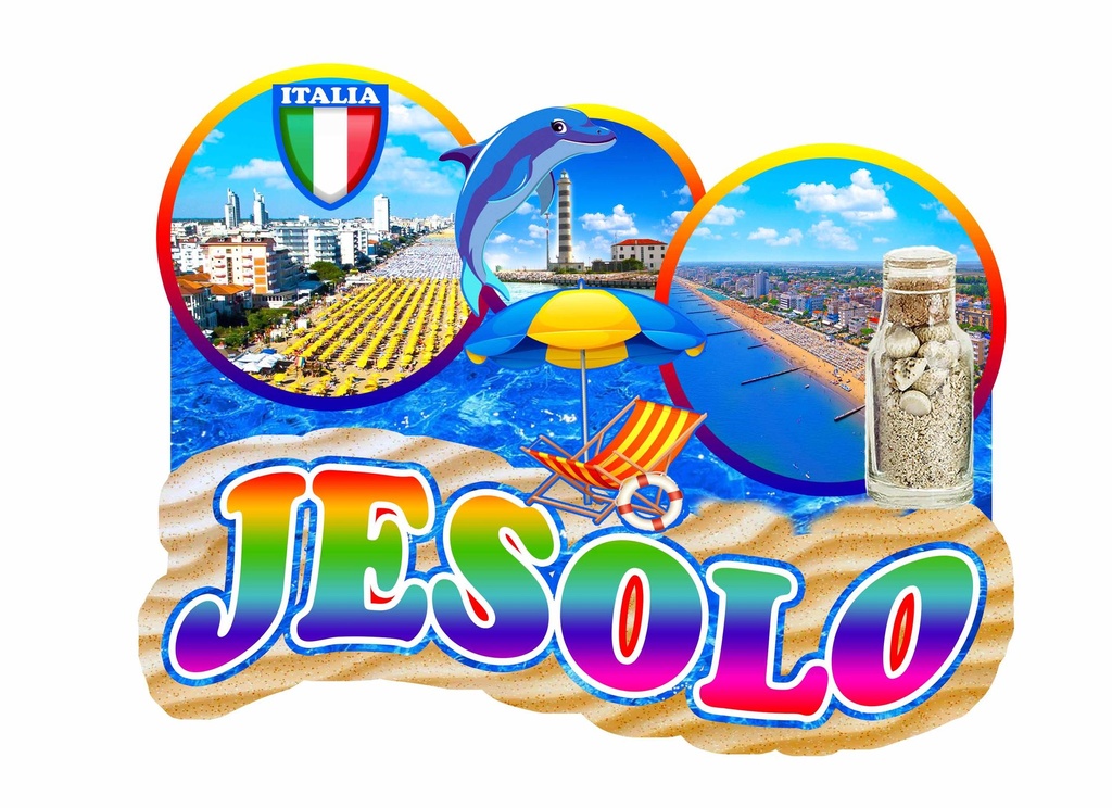 MAGNETE EPOXY BANDIERA JESOLO 3 FOTO 
