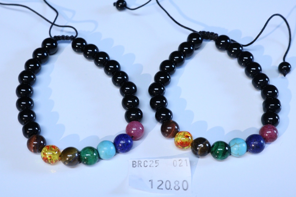 BRACCIALE CORDA E PIETRA