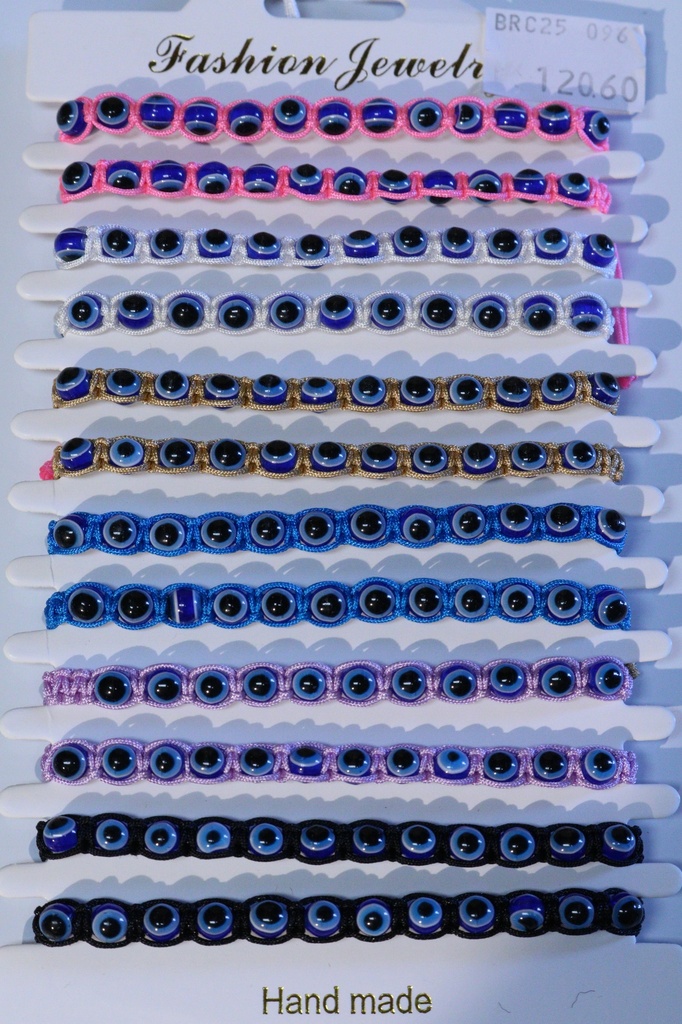 BRACCIALE CORDA E VETRO