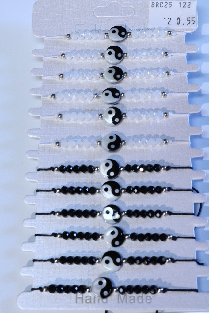 BRACCIALE PERLINE E METALLO