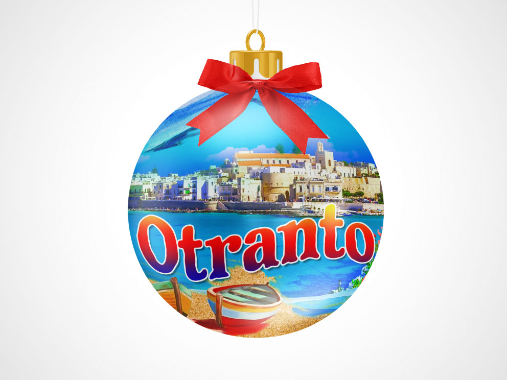 PALLINA DI NATALE IN PLASTICA OTRANTO