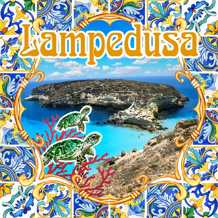 MAGNETE IN MELAMINE LAMPEDUSA QUADRATO