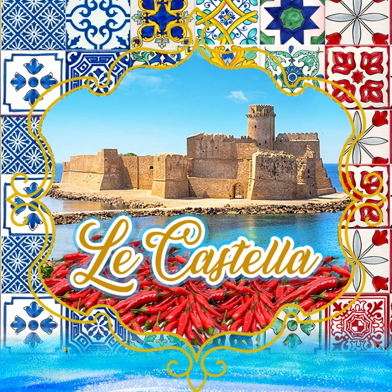 MAGNETE IN MELAMINE LE CASTELLA QUADRATO