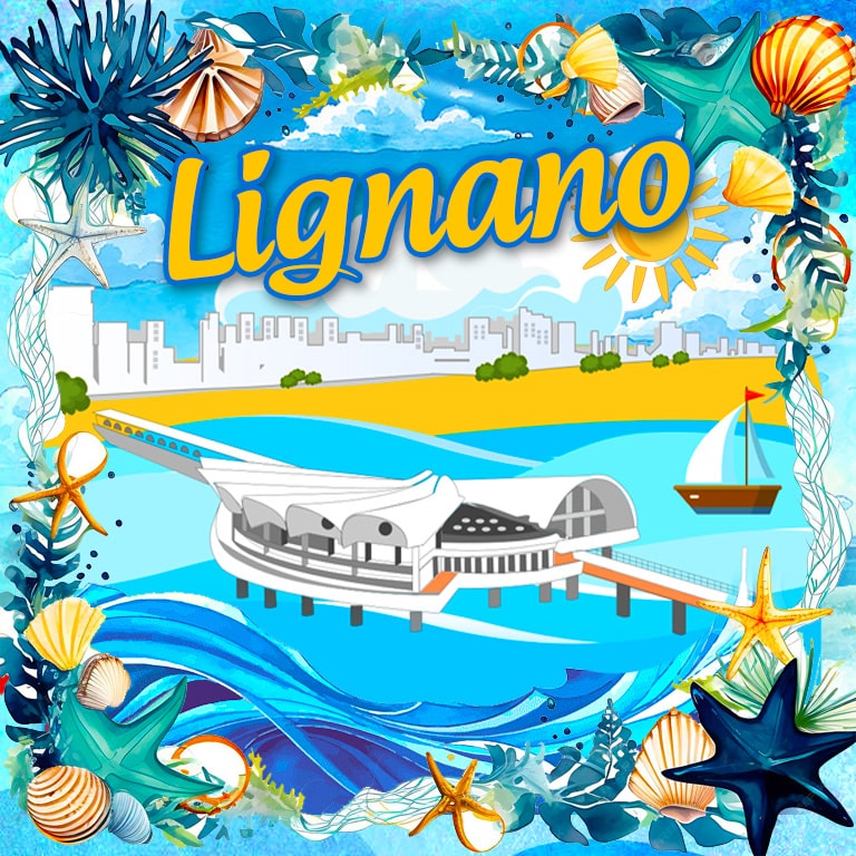 MAGNETE IN MELAMINE LIGNANO QUADRATO