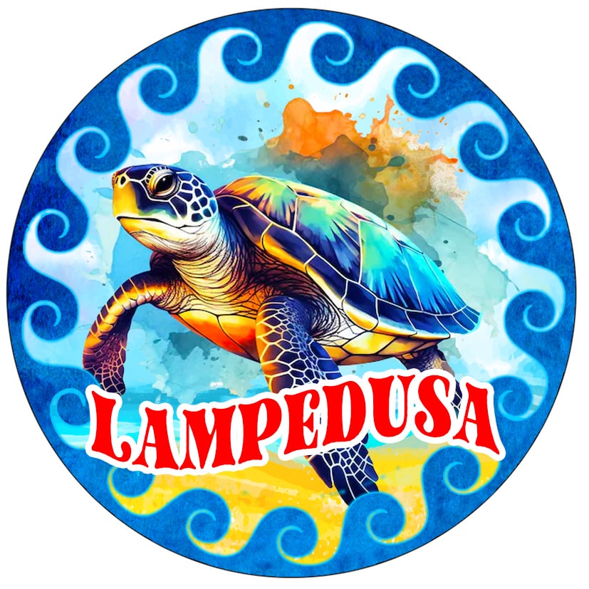 MAGNETE IN MELAMINE LAMPEDUSA TONDO