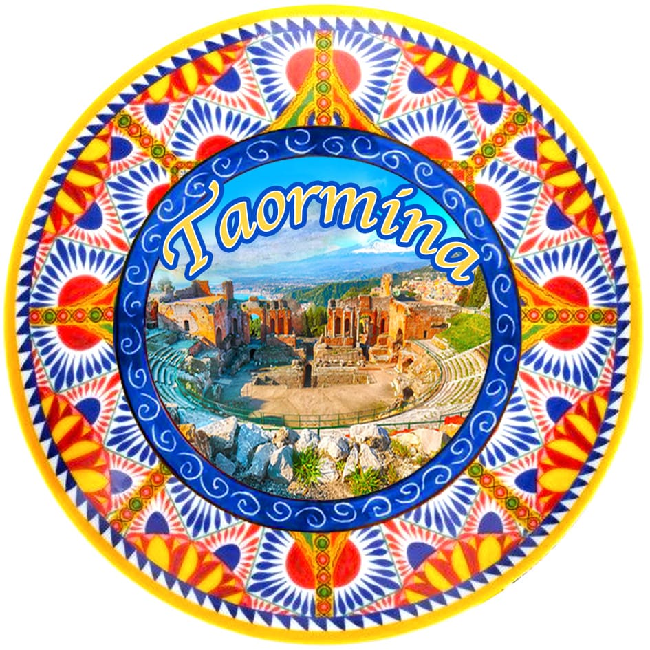 MAGNETE IN MELAMINE TAORMINA TONDO