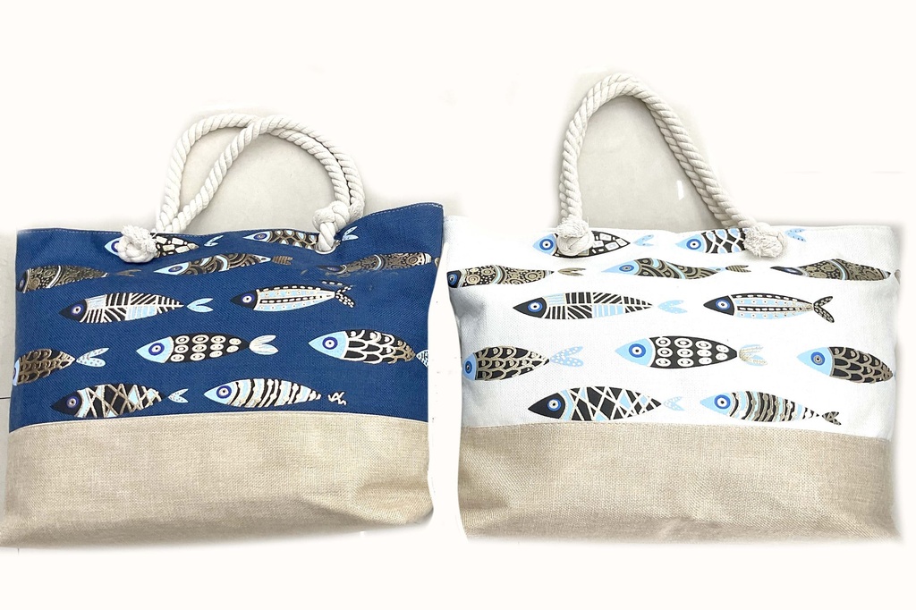 BORSA STOFFA 80*45*45cm 2 COL ASS DA PERS