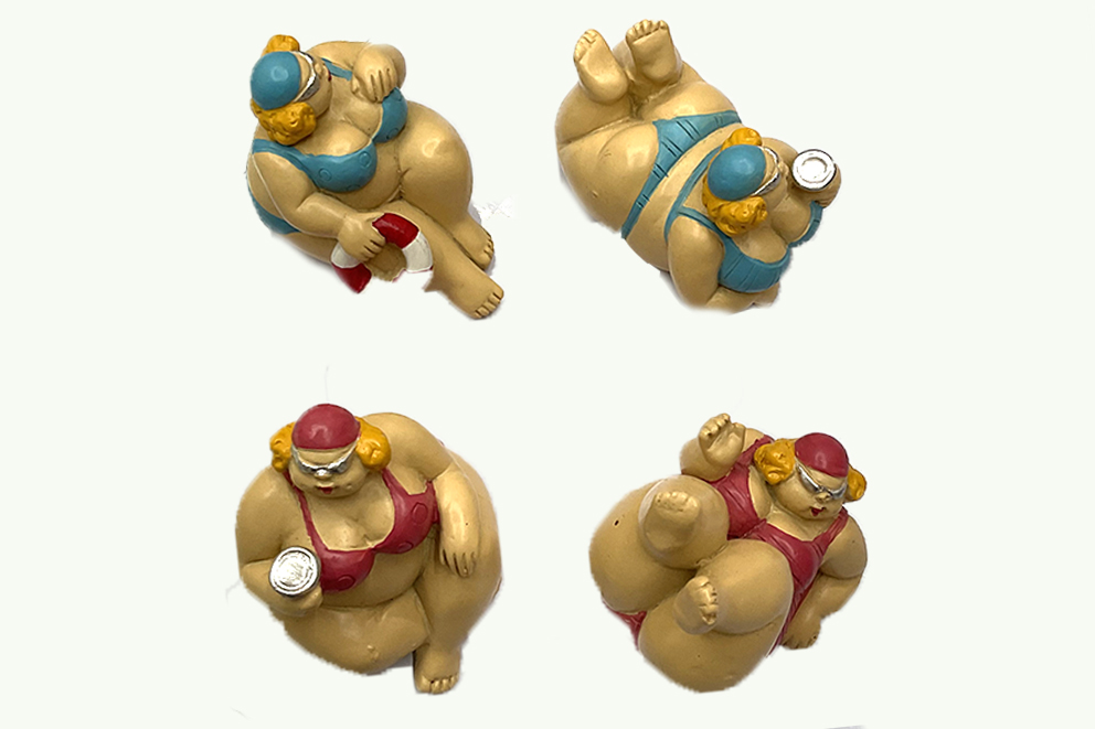 DONNA RESINA 4 MODD ASS 6.5*5CM