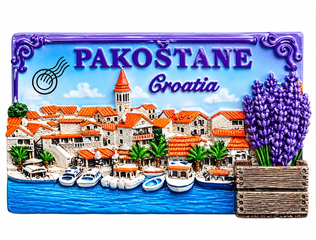 MAGNETE RESINA RETTANGOLARE LAVANDA PAKOSTANE