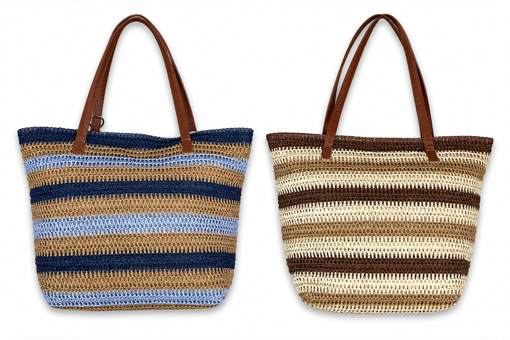 BORSA PAGLIA INTRECCIATA 47*34