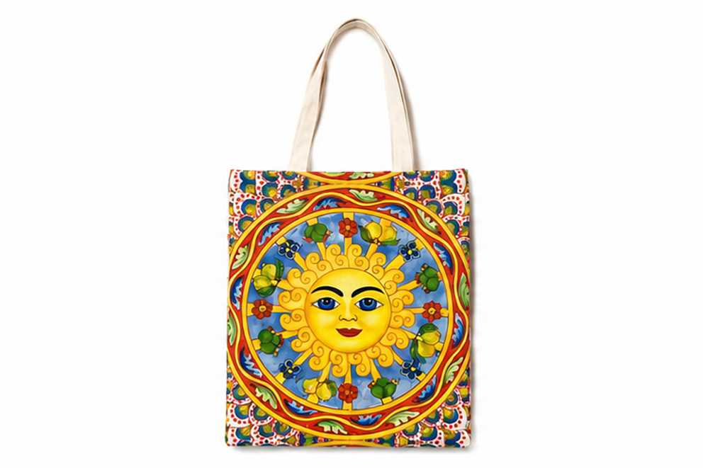 BORSA JUTA STAMPATA 2 LATI 37*32 CM