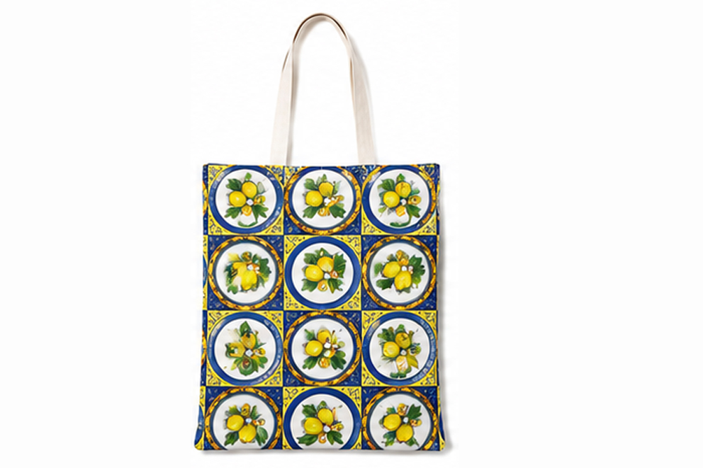 BORSA JUTA STAMPATA 1 LATI 37*32 CM