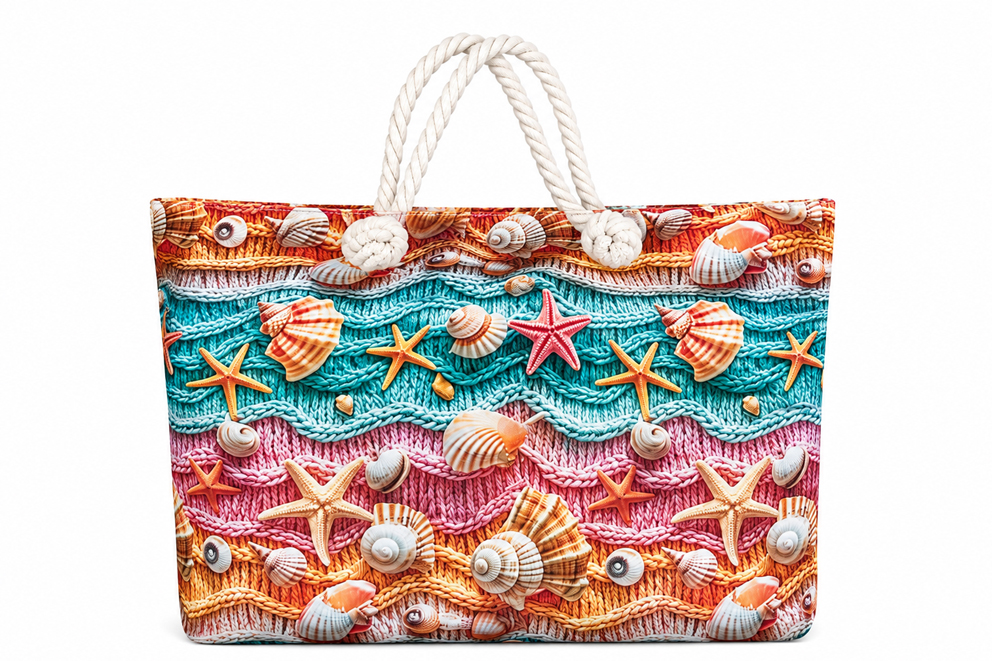BORSA STOFFA E JUTA 4 DIS ASS 50*36*13