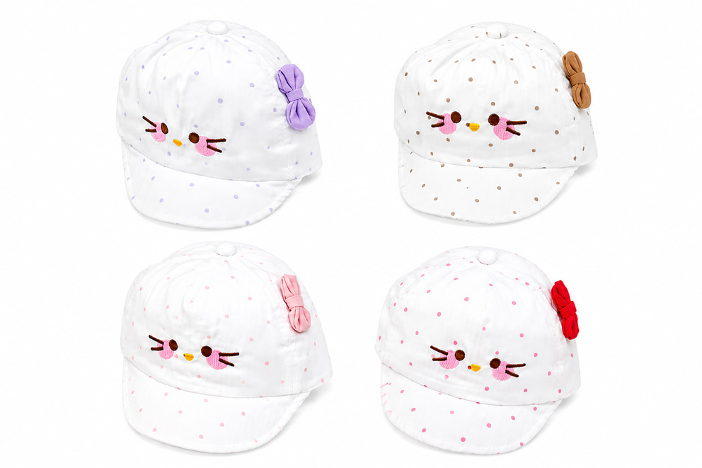 CAPPELLO STOFFA BIMBA 1-2 ANNI