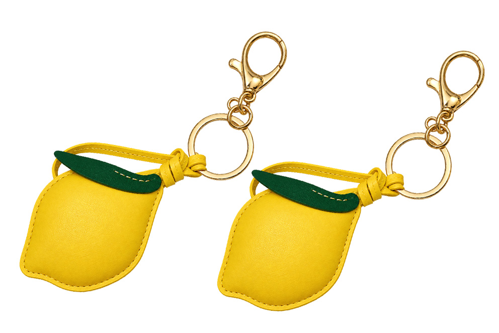 PORTACHIAVI PVC LIMONE
