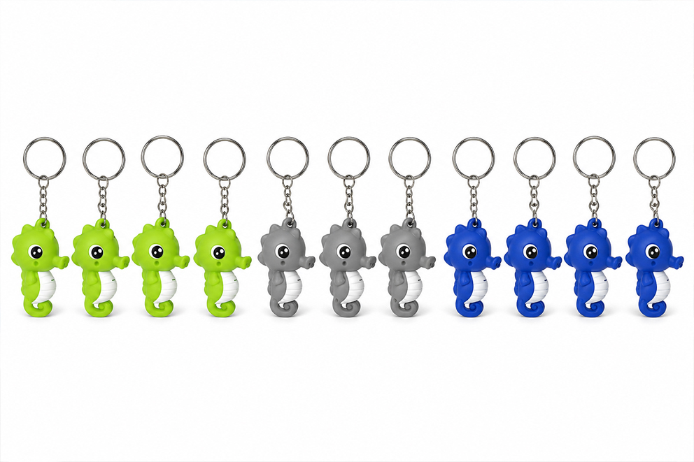 PORTACHIAVE PLASTICA CAVALLUCCIO CM 6.5 CON LUCE E SUONO