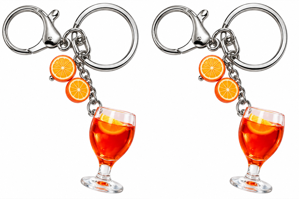 PORTACHIVE PLASTICA BICCHIERE SPRITZ
